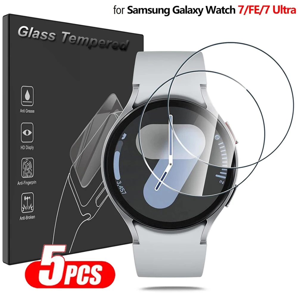 Accessories For Galaxy Watch 5 - Temperli Cam Samsung Galaxy İzle 7