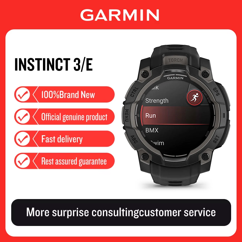 Smartwatch X18 - Garmin Instinct3/E Güneş Enerjili Spor Saati,