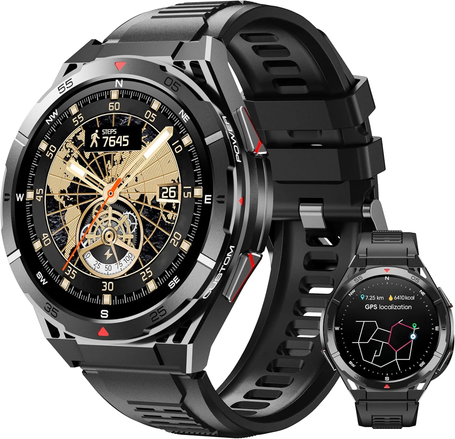 Smartwatch X2 - YTOM Premium GPS Akıllı Saat Ultra