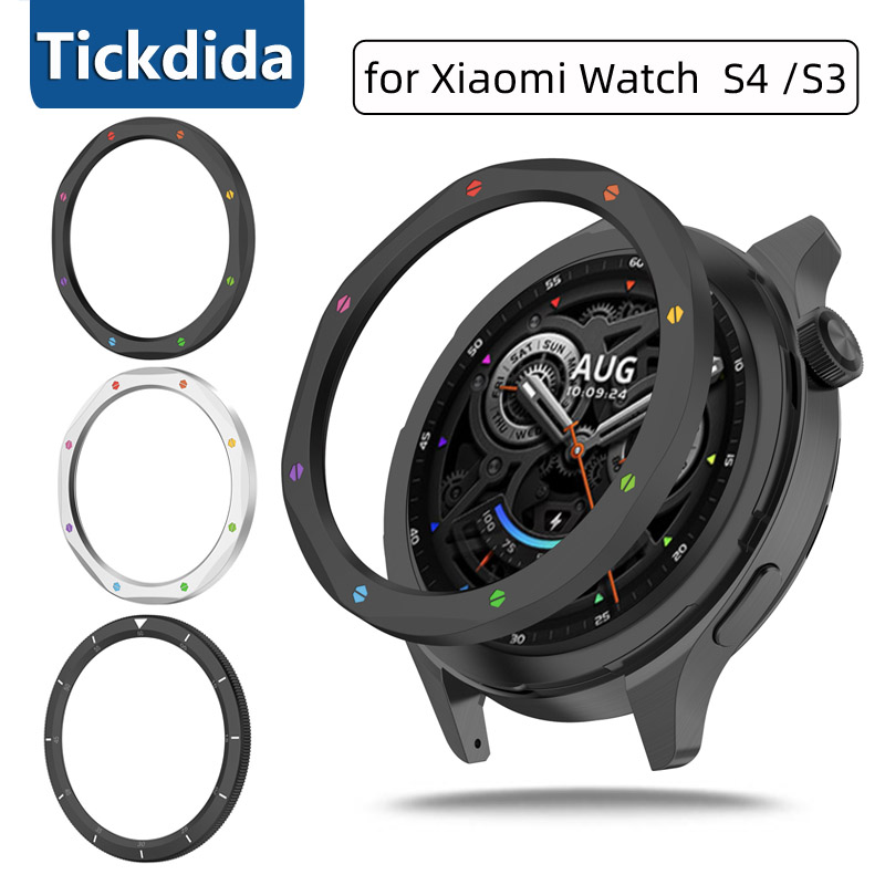 Xiaomi Smartwatch Accessories - Metal Çerçeve Halkası Kılıf Xiaomi İzle