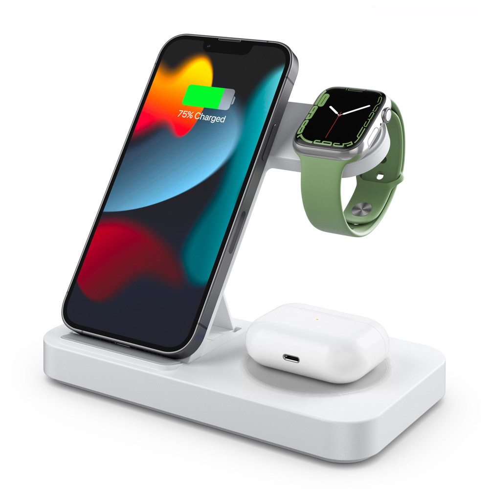 Watch Charger Cable - Seyahat 4'ü 1 arada Kablosuz Şarj