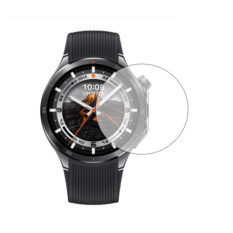 Smartwatch X2 - Smartwatch Sert Cam Şeffaf koruyucu film