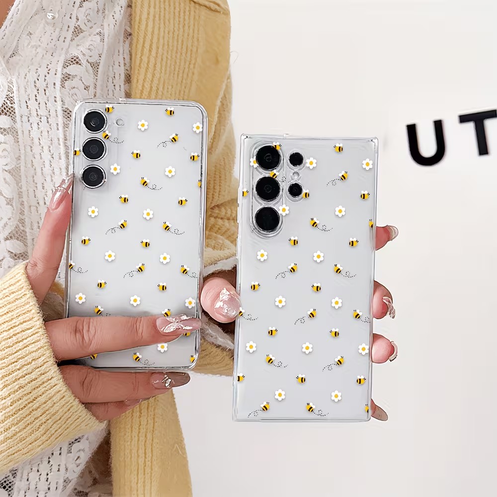 Şeffaf TPU Sevimli Arı Papatya - Samsung Galaxy A55 incelemesi ve fiyatı