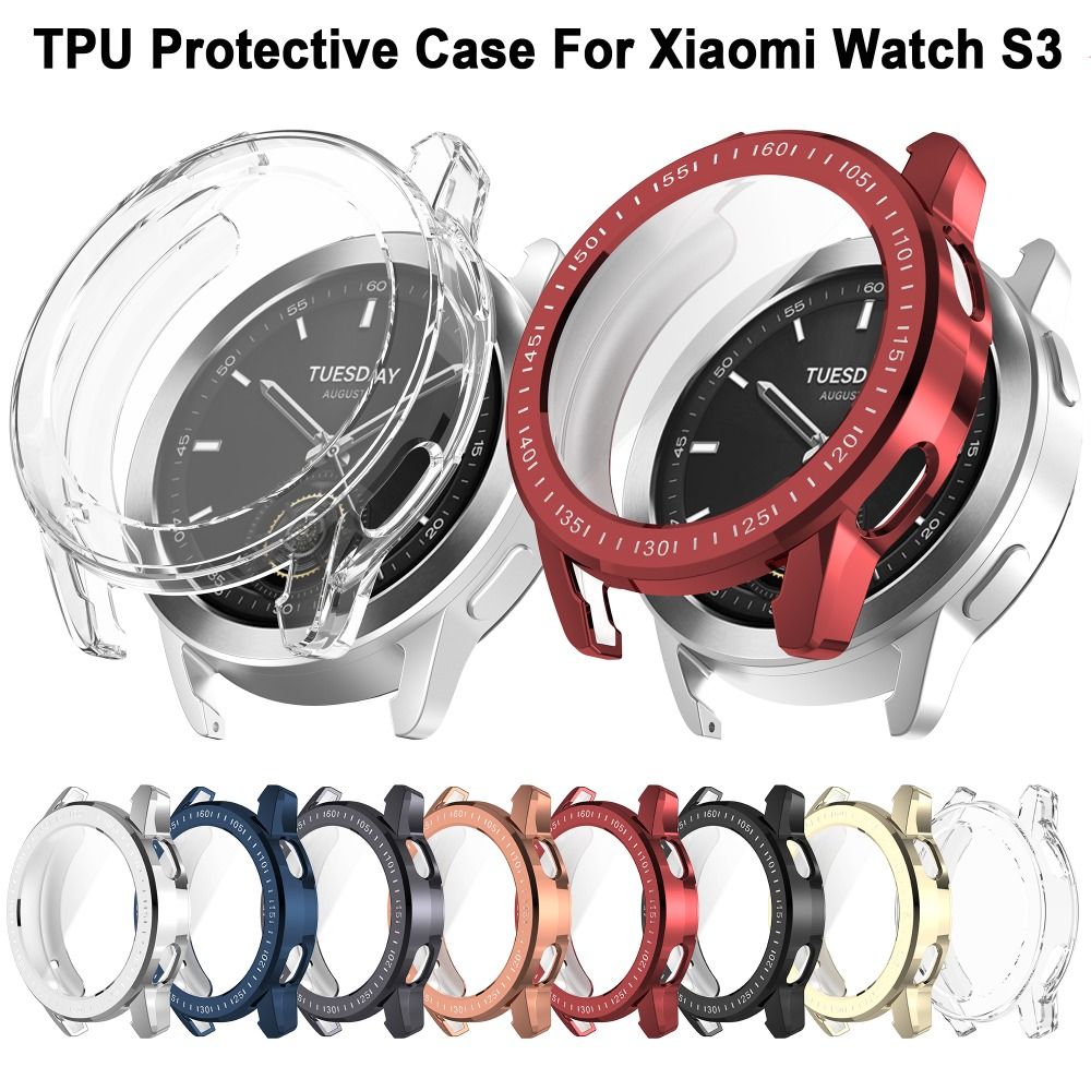 Yeni Tam Koruyucu TPU Kılıf Ta - Xiaomi Smartwatch S3 Accessories incelemesi ve fiyatı