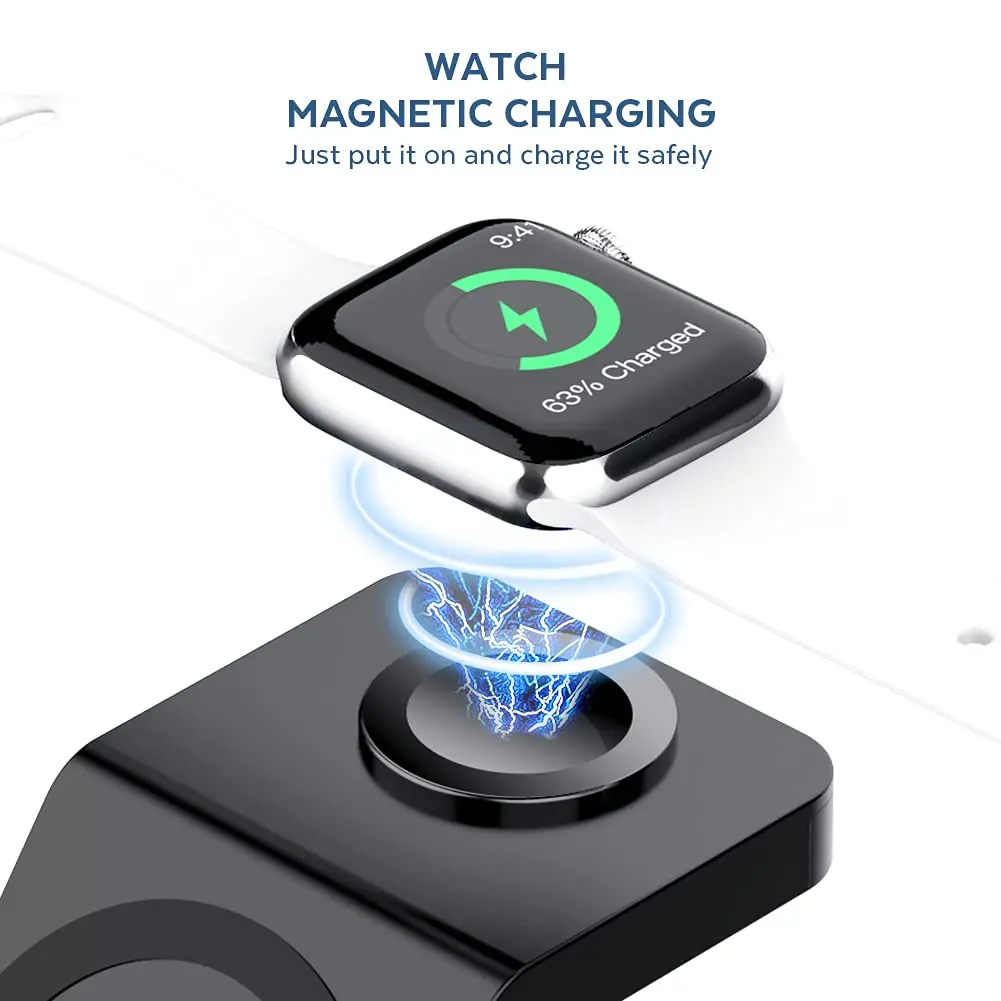 3'ü 1 Arada Kablosuz Şarj Stan - Watch Charger Cable incelemesi ve fiyatı