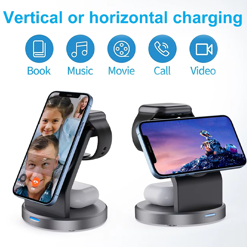 3'ü 1 Arada Kablosuz Şarj Stan - Watch Charger Cable incelemesi ve fiyatı