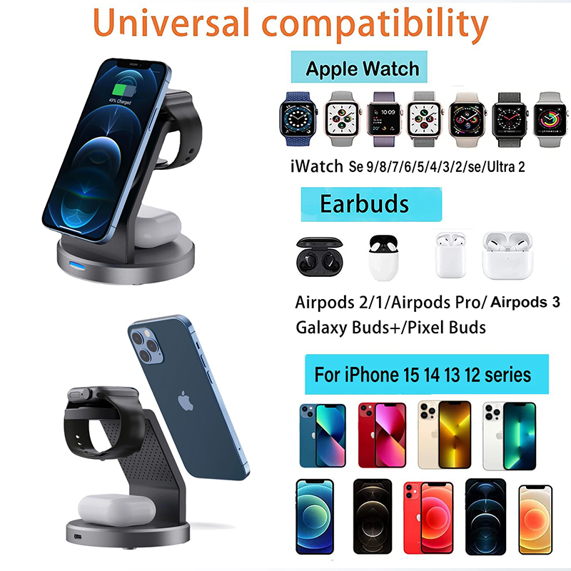 3'ü 1 Arada Kablosuz Şarj Stan - Watch Charger Cable incelemesi ve fiyatı