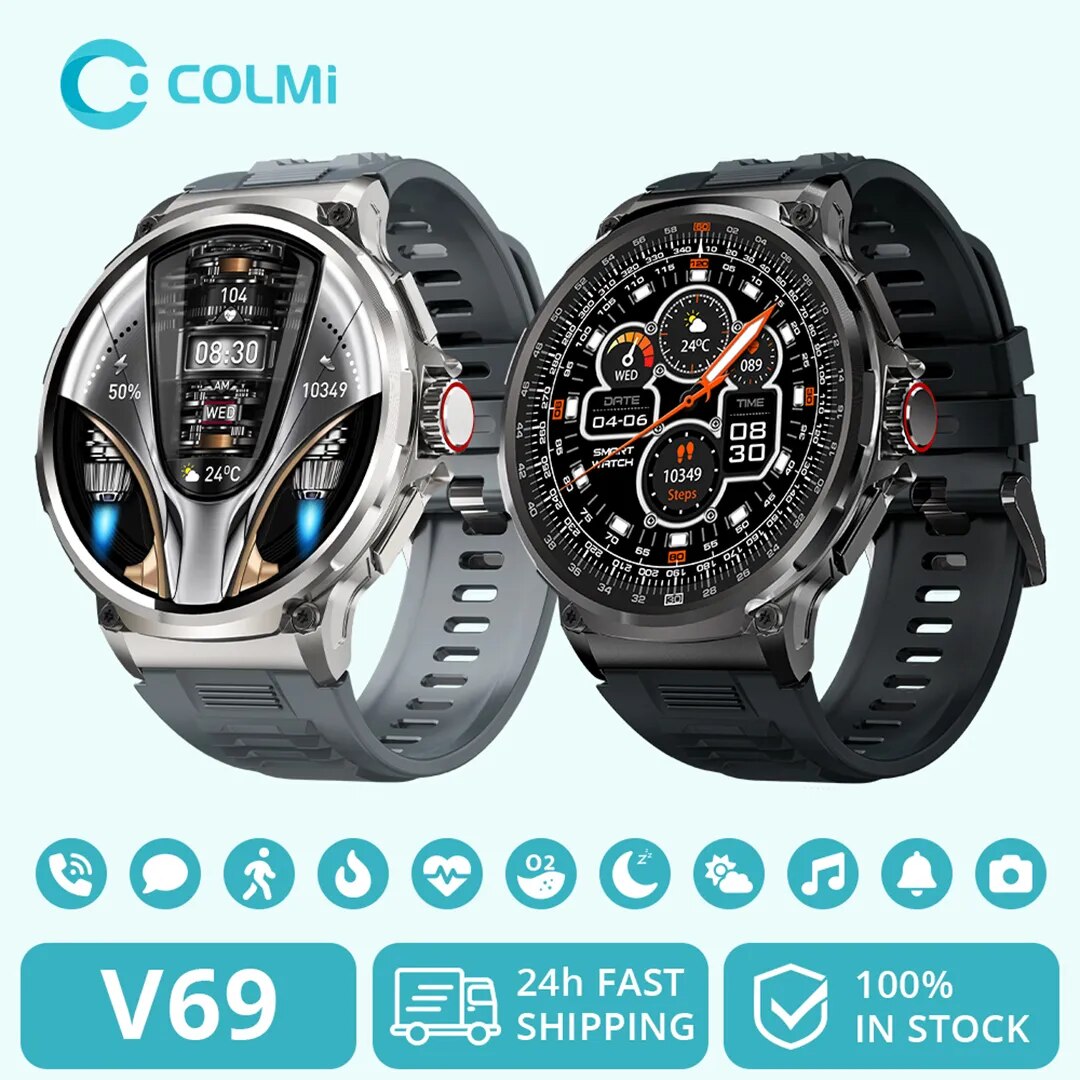 COLMI V69 1.85 inç HD Bluetoot - Smartwatch Faces incelemesi ve fiyatı