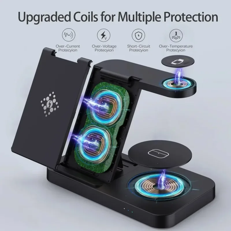 Seyahat 4'ü 1 arada Kablosuz Ş - Watch Charger Cable incelemesi ve fiyatı