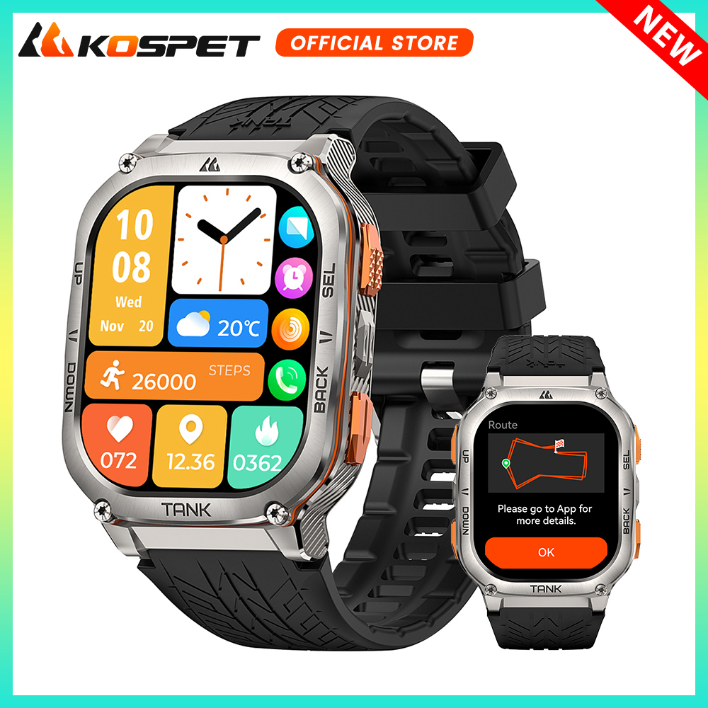 KOSPET TANKı M3 Ultra GPS akıl - Smartwatch X2 incelemesi ve fiyatı